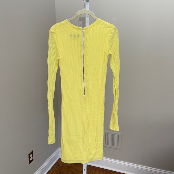 Rag & Bone Knit The Ribbed Dress in Yellow - Picture 8 of 8